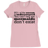 mermaids dom't exist Ladies Fitted T-Shirt