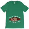 February Peeking Out Baby Boy T-Shirt