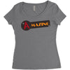 amazing logo arts Women's Triblend Scoop T-shirt