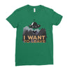 I Want To Leave Ladies Fitted T-Shirt