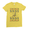 ugly nemo dory gerald Ladies Fitted T-Shirt