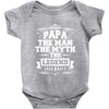 Papa The Man The Myth The Legend Baby Onesie