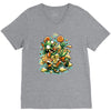 mommy!!! my candy is stolen by zombie V-Neck Tee
