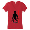 crazy rocket guardians japan poster shape cosmos space fighters Women's V-Neck T-Shirt