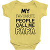 fathers day papa's Baby Onesie