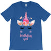 birthday unicorn family series birthday girl T-Shirt