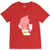 cha ching V-Neck Tee