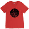 geometric sky V-Neck Tee