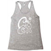 california love cali finger sign Racerback Tank