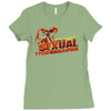 sexual tyrannosaurus Ladies Fitted T-Shirt