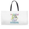 unicorns are born in november cute unicorn Weekender Totes