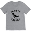Auntiesaurus V-Neck Tee