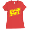 saiyan wars Ladies Fitted T-Shirt