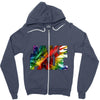 jake paul text paradise Zipper Hoodie