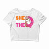 She Wants The D Dunkin Donuts Crop Top
