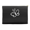 butterfly sticker vinyl Accessory Pouches