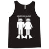 never dive alone scuba diving Tank Top