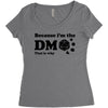 Because Im The Dm That Is Why Women's Triblend Scoop T-shirt