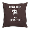 beast mode Throw Pillow