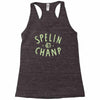spelin chanp best trending Racerback Tank