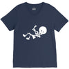 baby skeleton V-Neck Tee