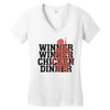 Pubg Silhouette Women's V-Neck T-Shirt