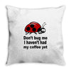 coffee lover Throw Pillow