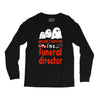 can't scare me halloween funeral direct Long Sleeve Shirts
