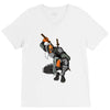 deathstroke marron V-Neck Tee