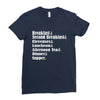 hobbit meals Ladies Fitted T-Shirt