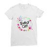 floral baby girl Ladies Fitted T-Shirt