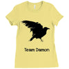 team damon salvatore (4) Ladies Fitted T-Shirt