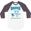 shuffle feel the movement 3/4 Sleeve Shirt