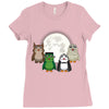 Monster porgs V1 Ladies Fitted T-Shirt
