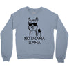 no drama llama Crewneck Sweatshirt