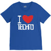 i love techno V-Neck Tee