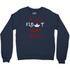 stephen we all float down here movie scene baloon Crewneck Sweatshirt