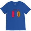 what up dog ketchup hot dog V-Neck Tee