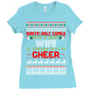 Santa Only Comes Once A Year Wife Is Always Here Ladies Fitted T-Shirt