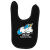 sad unicorn Baby Bibs