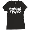 batcave goth logo Ladies Fitted T-Shirt