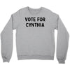 vote for cynthia Crewneck Sweatshirt
