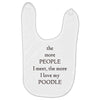 poodle lover Baby Bibs