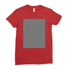 optical illusion skull, ideal gift or birthday present. Ladies Fitted T-Shirt