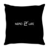 nerd 4 life   techie smart intelligent math calculus quantum formula t Throw Pillow