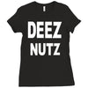 deez nutz Ladies Fitted T-Shirt