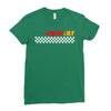 Fire White Ladies Fitted T-Shirt