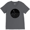 geometric sky V-Neck Tee