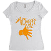 midnight oil Women's Triblend Scoop T-shirt
