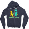report abuse Zipper Hoodie